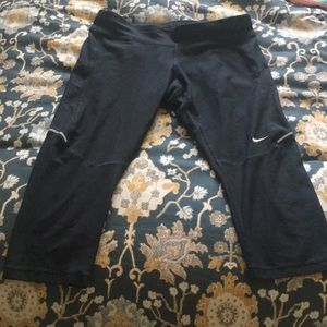 Nike dri-fit running capris